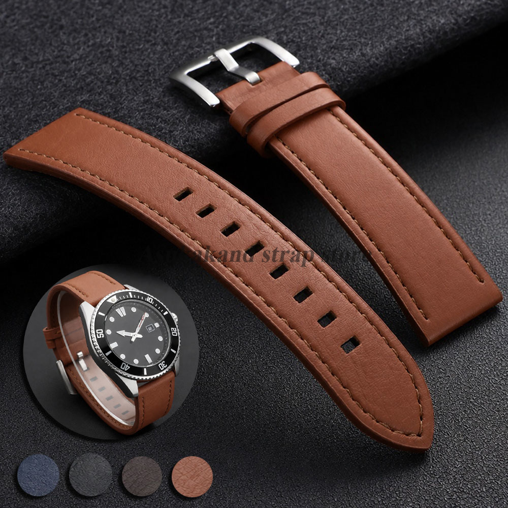 Watches Rolex Smartwatch - Genähtes Lederarmband für Uhren, universell passend,