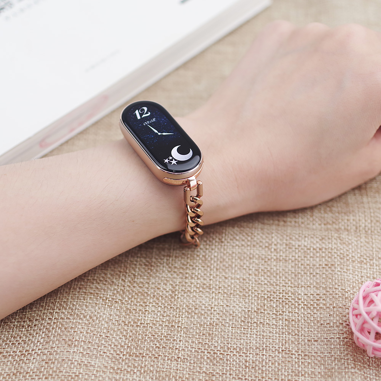 Watches Ladies Smartwatch - Armbandkette für Mi Band 11 kompatibel