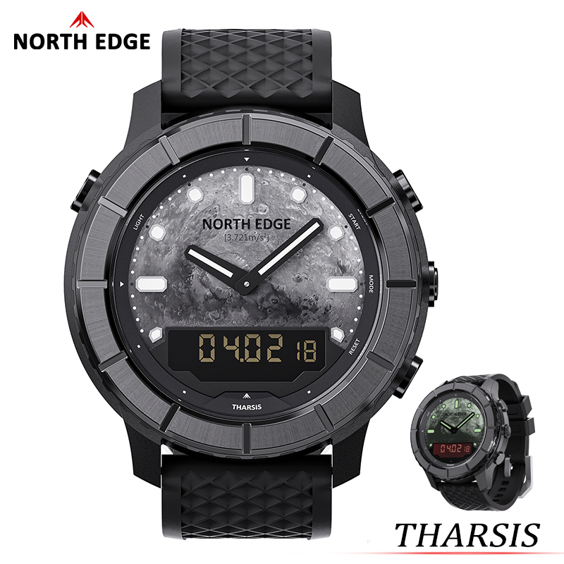 Altimeter Compass Watch - NORTH EDGE 2026 THARSIS Herrenuhr aus