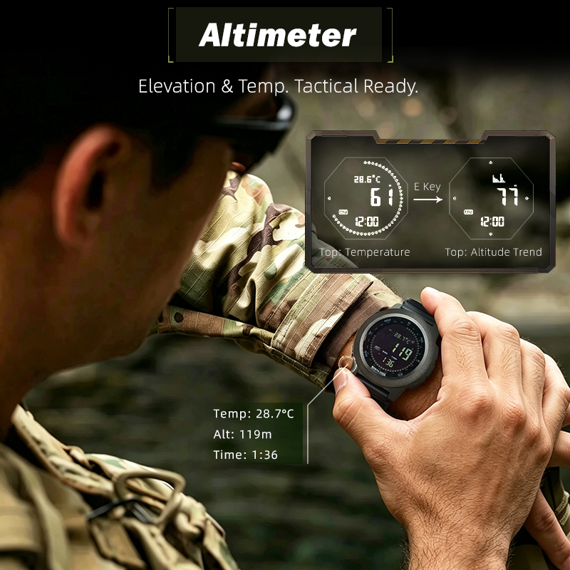 NORTH EDGE APACHE-CF Herren Di – Altimeter Compass Watch Bewertung und Preis