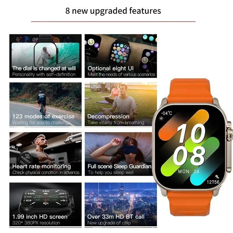 Neue Serie 9 Smartwatch PK HK8 – Smartwatch Watches For Girls Bewertung und Preis