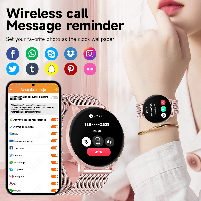 LIGE Wasserdichte Damen Smartw – Watches Ladies Smartwatch Bewertung und Preis